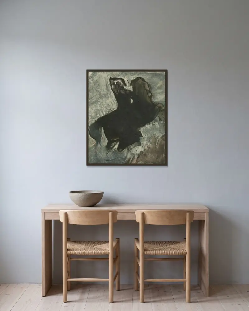 Centaur von Auguste Rodin gerahmt an einer Wand