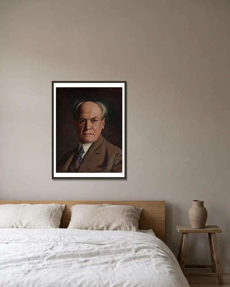 Józef Chmieliński von Stanisław Chlebowski gerahmt an einer Wand