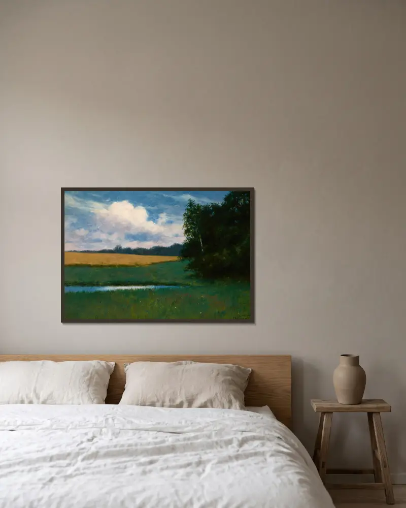 Dämmerung von Stanisław Witkiewicz gerahmt an einer Wand