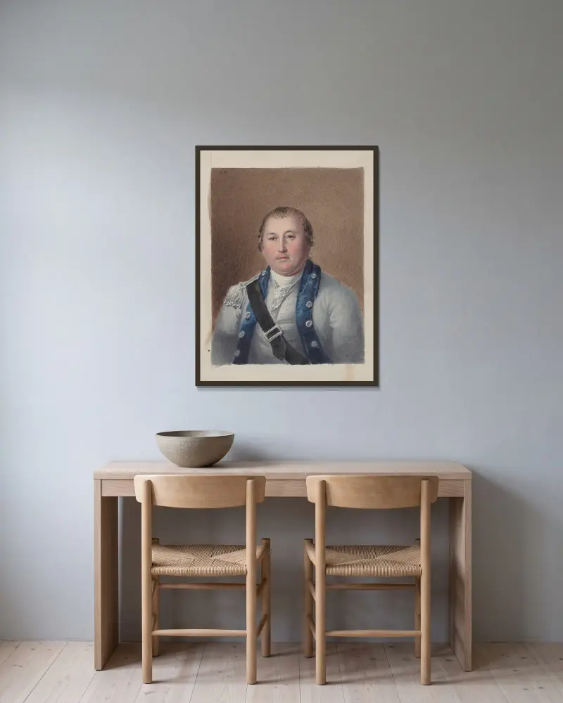 William Augustine Washington, James Barton Longacre v rámu na stěně