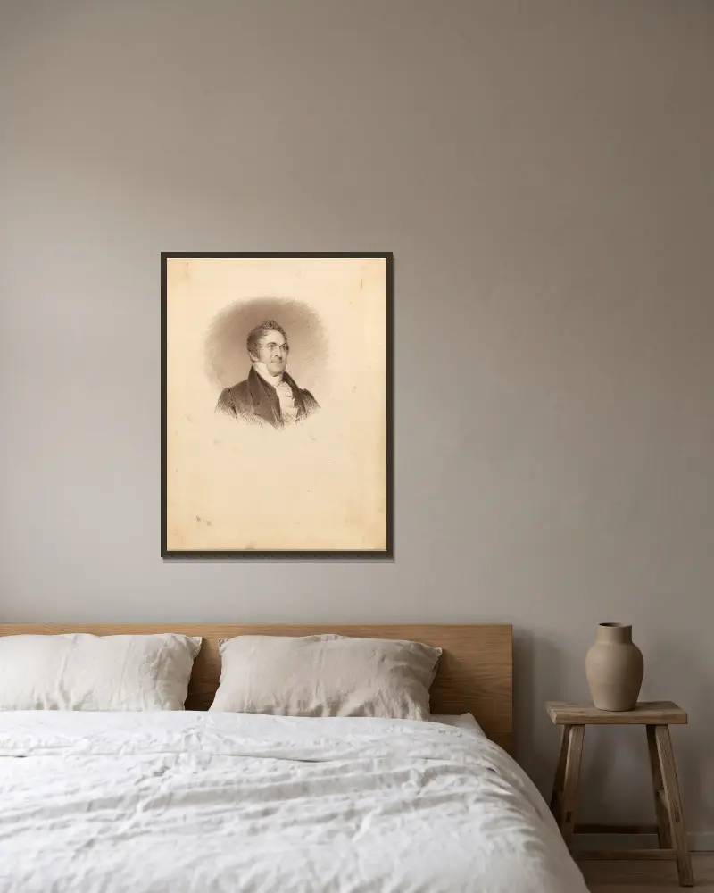 William Wirt, James Barton Longacre w ramie na ścianie