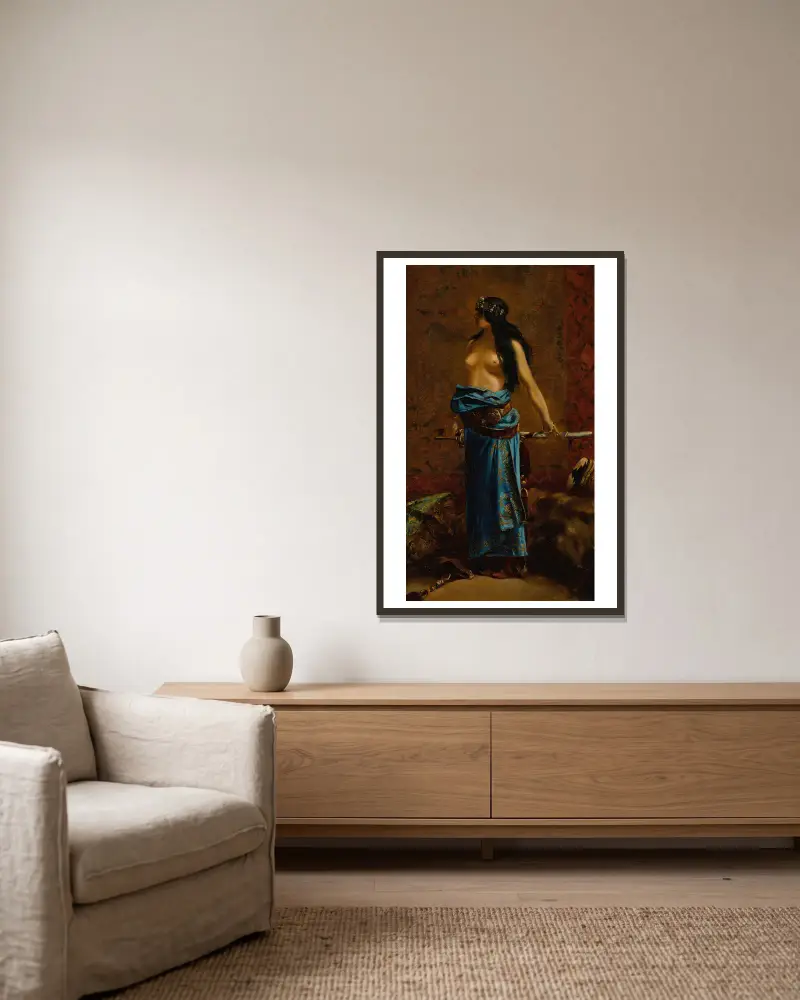 Judyta – Nr. 1, Jean-Joseph-Benjamin Constant w ramie na ścianie