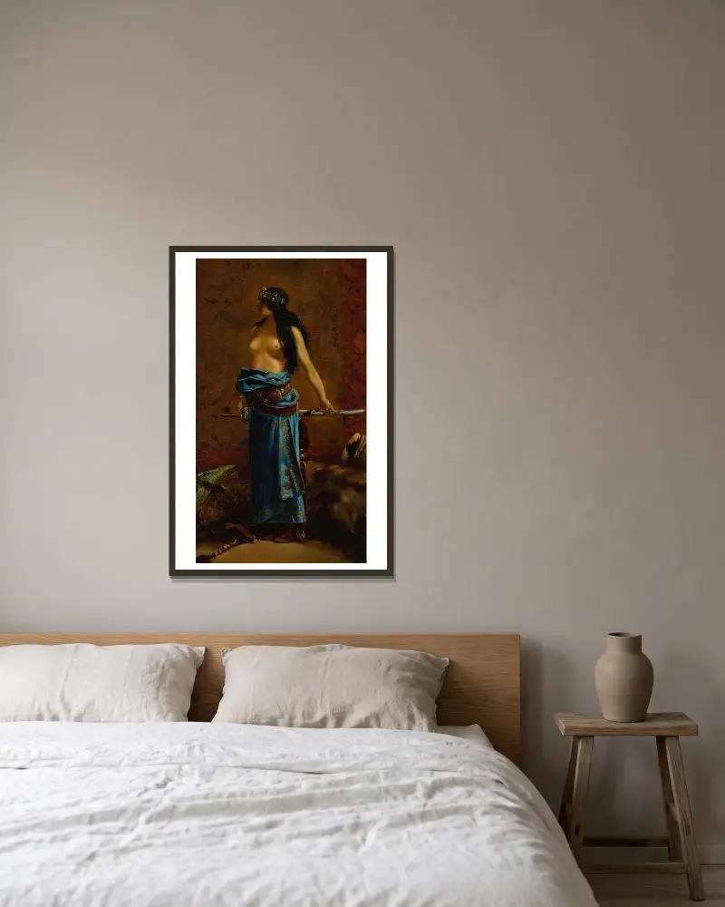 Judyta – Nr. 1, Jean-Joseph-Benjamin Constant w ramie na ścianie