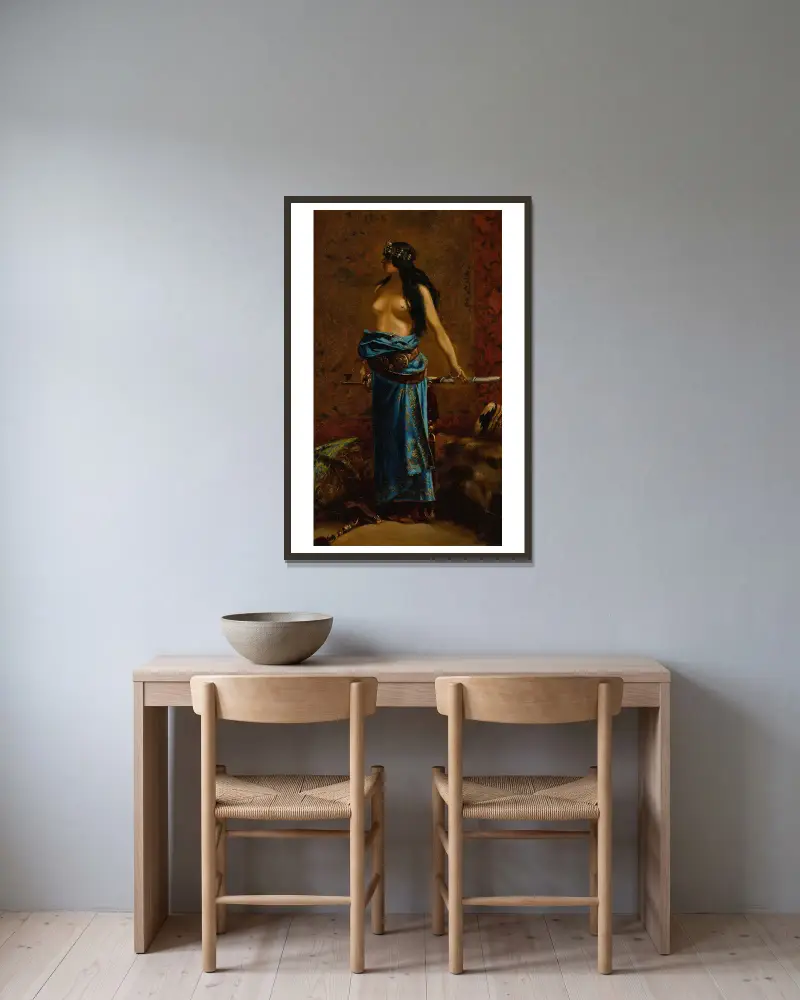 Judyta – Nr. 1, Jean-Joseph-Benjamin Constant w ramie na ścianie
