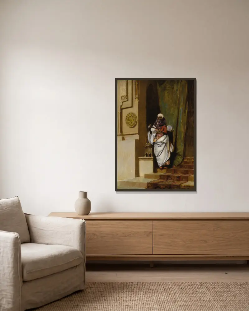 Tanger von Jean-Joseph-Benjamin Constant gerahmt an einer Wand