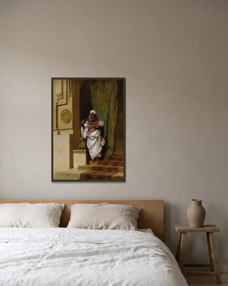 Tanger von Jean-Joseph-Benjamin Constant gerahmt an einer Wand