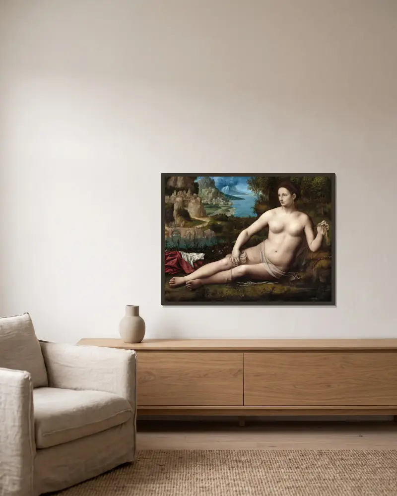 Wenus, Bernardino Luini w ramie na ścianie