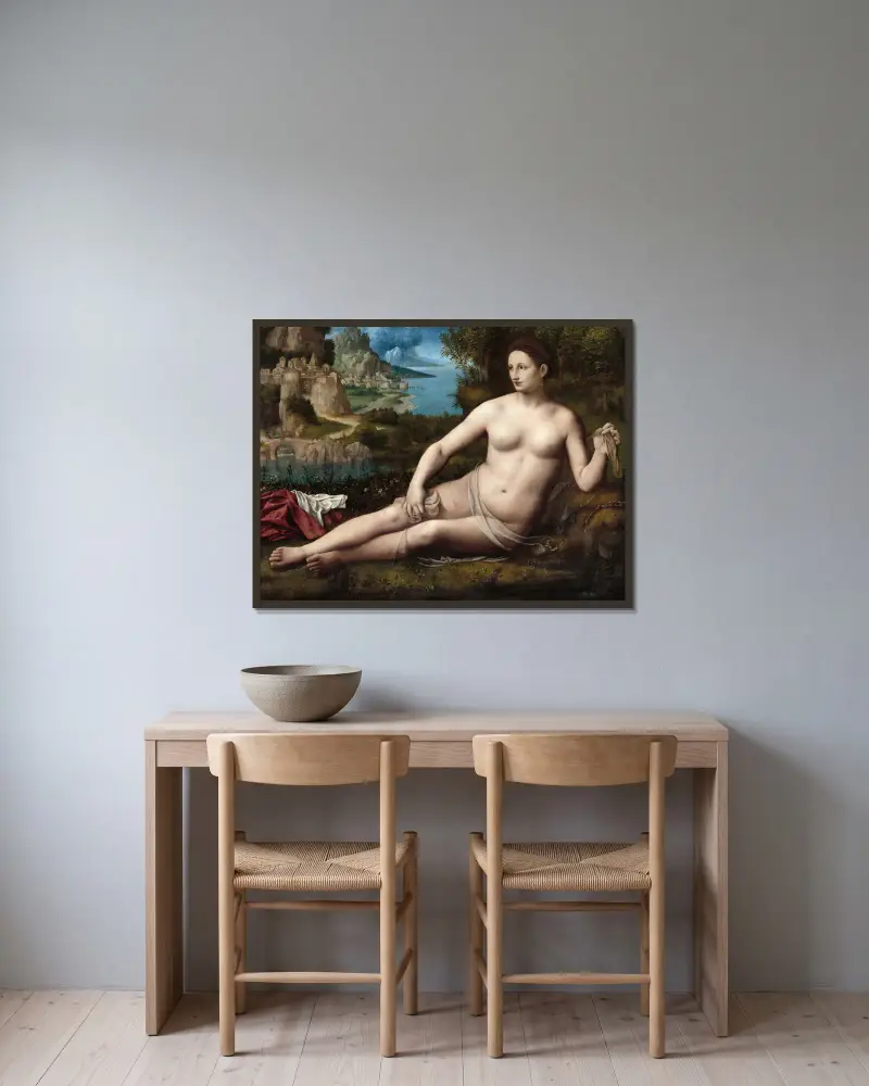 Wenus, Bernardino Luini w ramie na ścianie