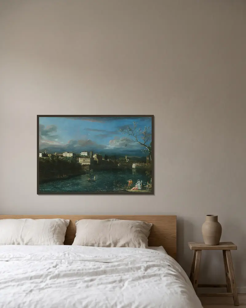 Vaprio d'Adda, Bernardo Bellotto v rámu na stěně