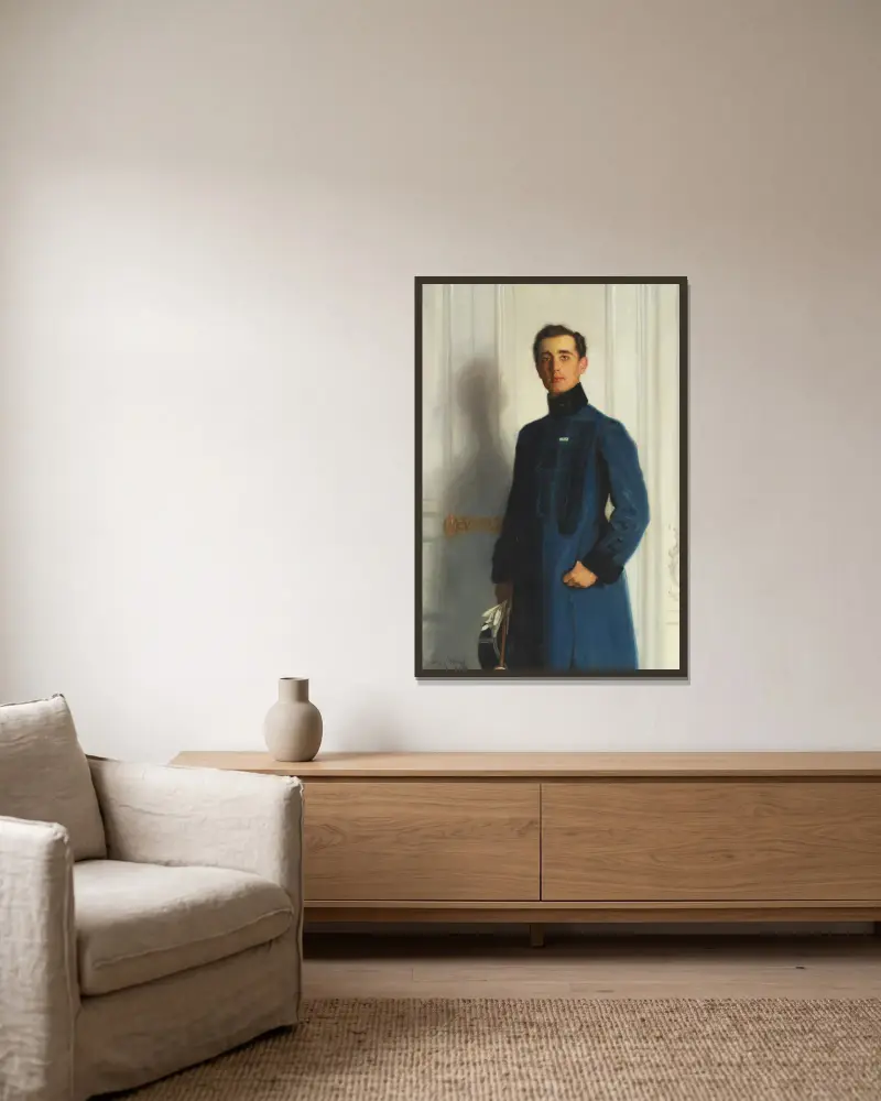 Hans von Rosen von Bernhard Österman gerahmt an einer Wand