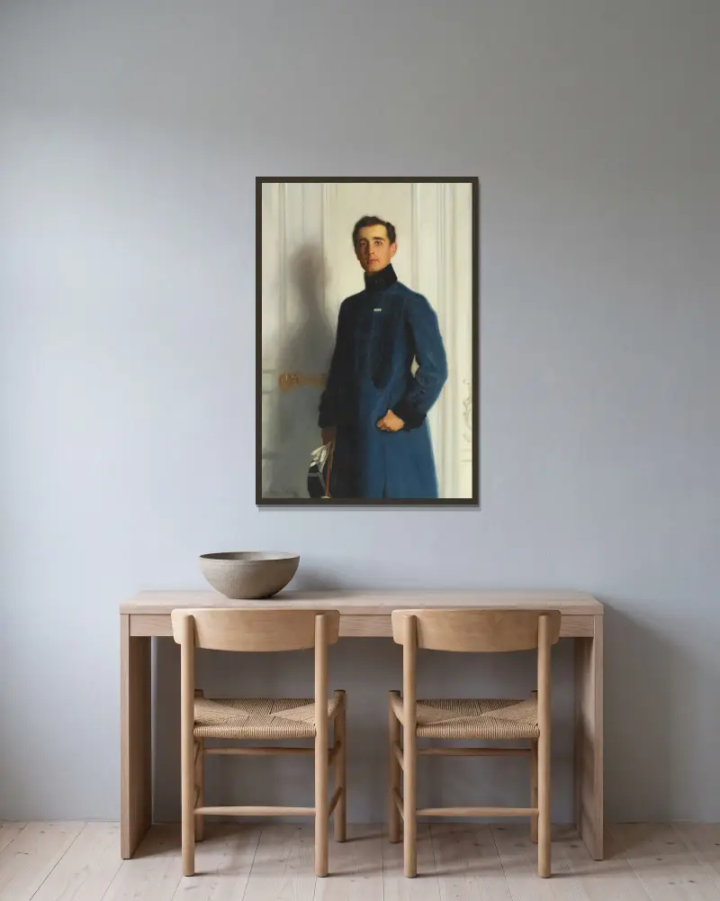Hans von Rosen von Bernhard Österman gerahmt an einer Wand