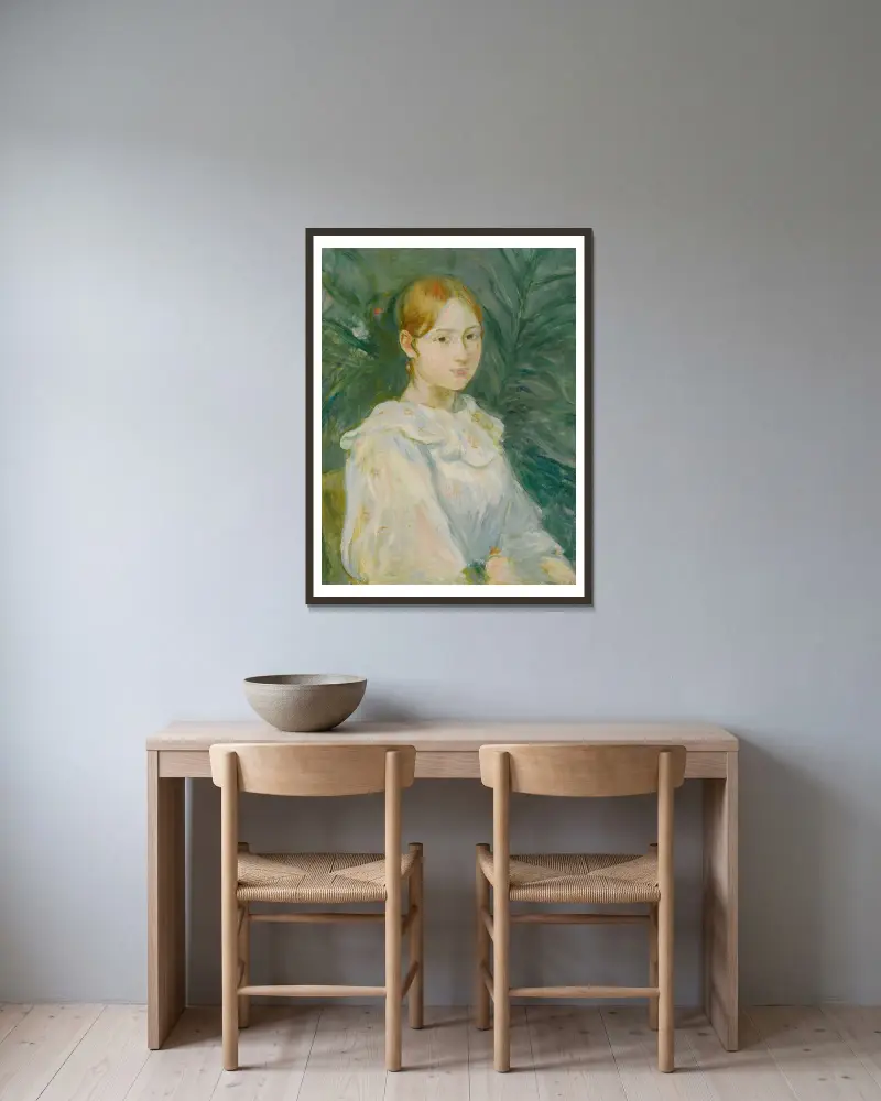 Alice Gamby En Buste av Berthe Morisot inramad på en vägg