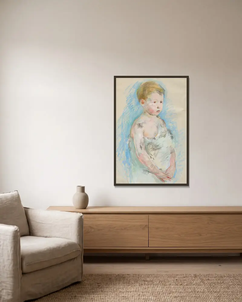 Malý Saint-Jean, Berthe Morisot v rámu na stěně