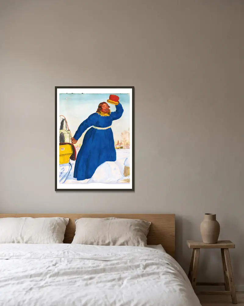 Kočí, Boris Kustodiev v rámu na stěně