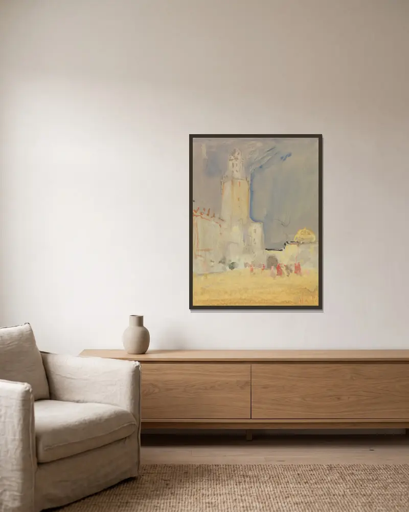 Sevilla von Hercules Brabazon Brabazon gerahmt an einer Wand