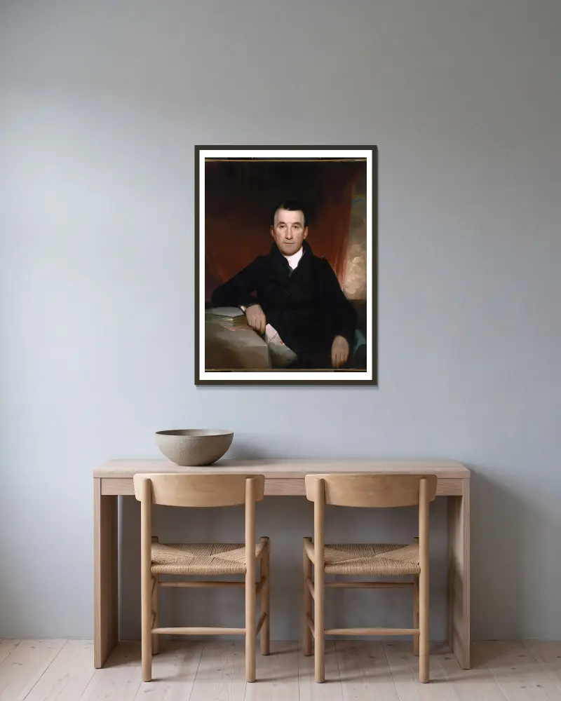 Jonas Platt, Samuel Finley Breese Morse v rámu na stěně