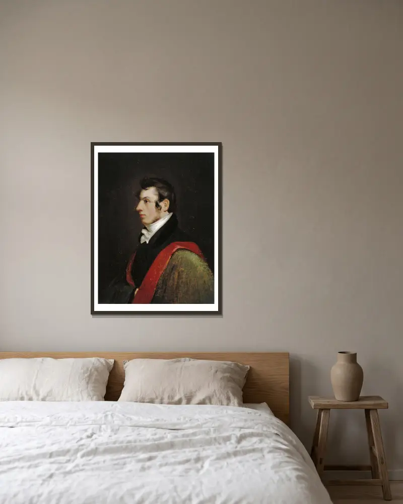 Autoportret, Samuel Finley Breese Morse w ramie na ścianie