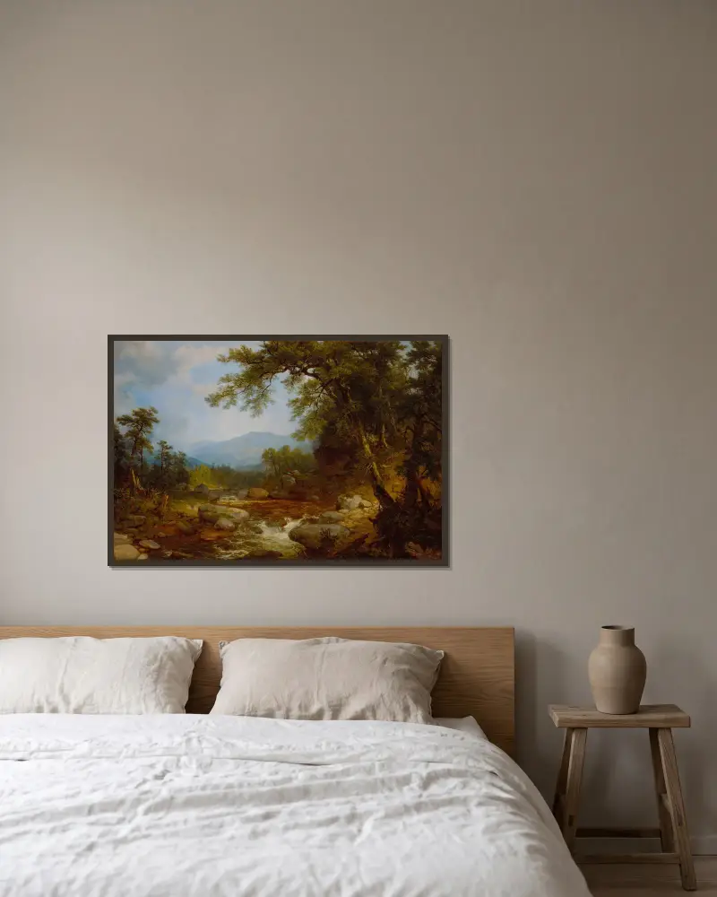 Monument Mountain, Berkshires, Asher Brown Durand v rámu na stěně