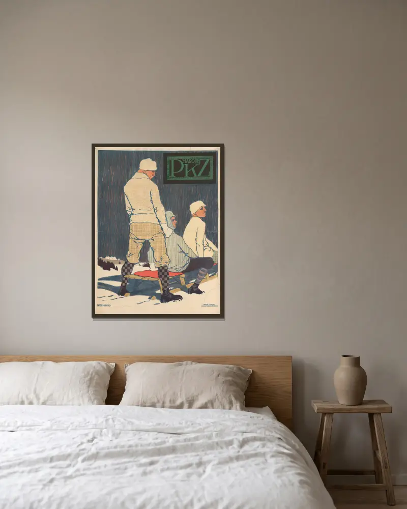 Marque PKZ, Burkhard Mangold v rámu na stěně