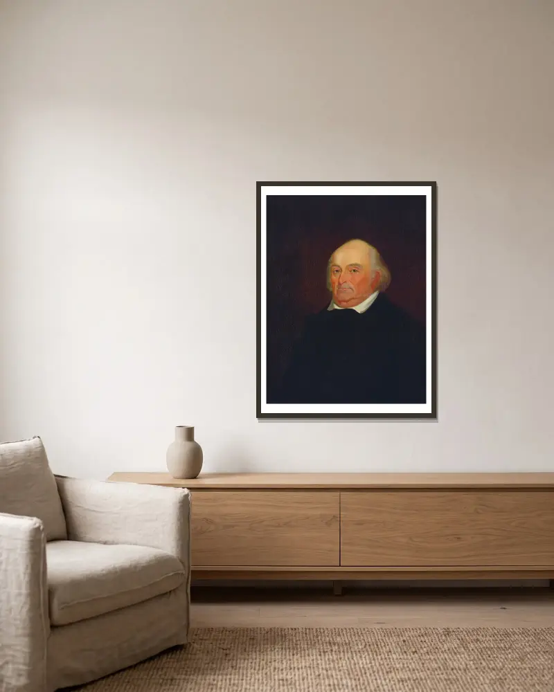 Kapitan William Johnston (1776–1850), George Caleb Bingham w ramie na ścianie