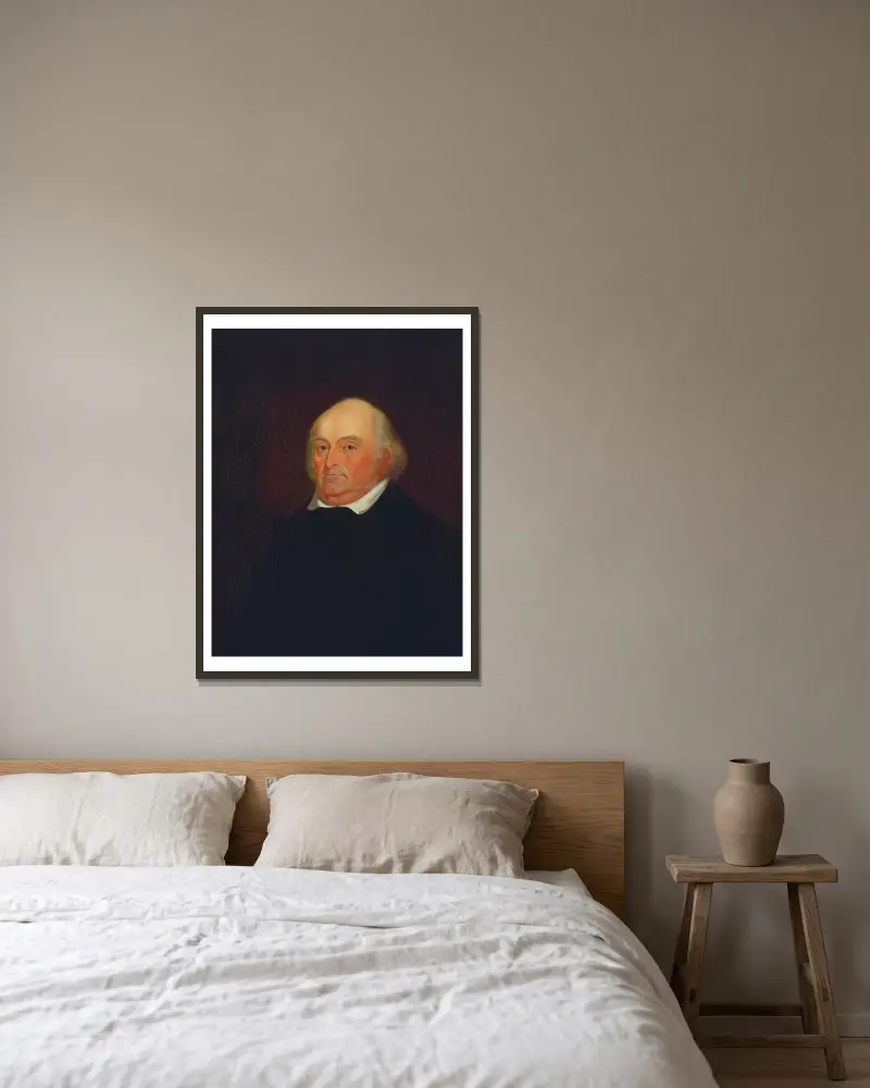 Kapitan William Johnston (1776–1850), George Caleb Bingham w ramie na ścianie