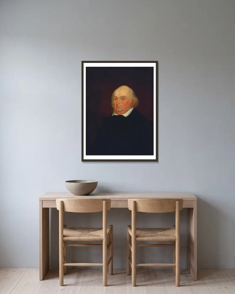 Kapitan William Johnston (1776–1850), George Caleb Bingham w ramie na ścianie
