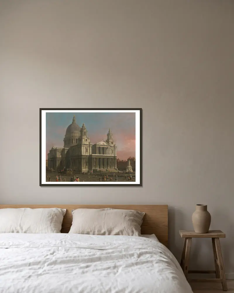 Katedrála sv. Pavla, Canaletto v rámu na stěně
