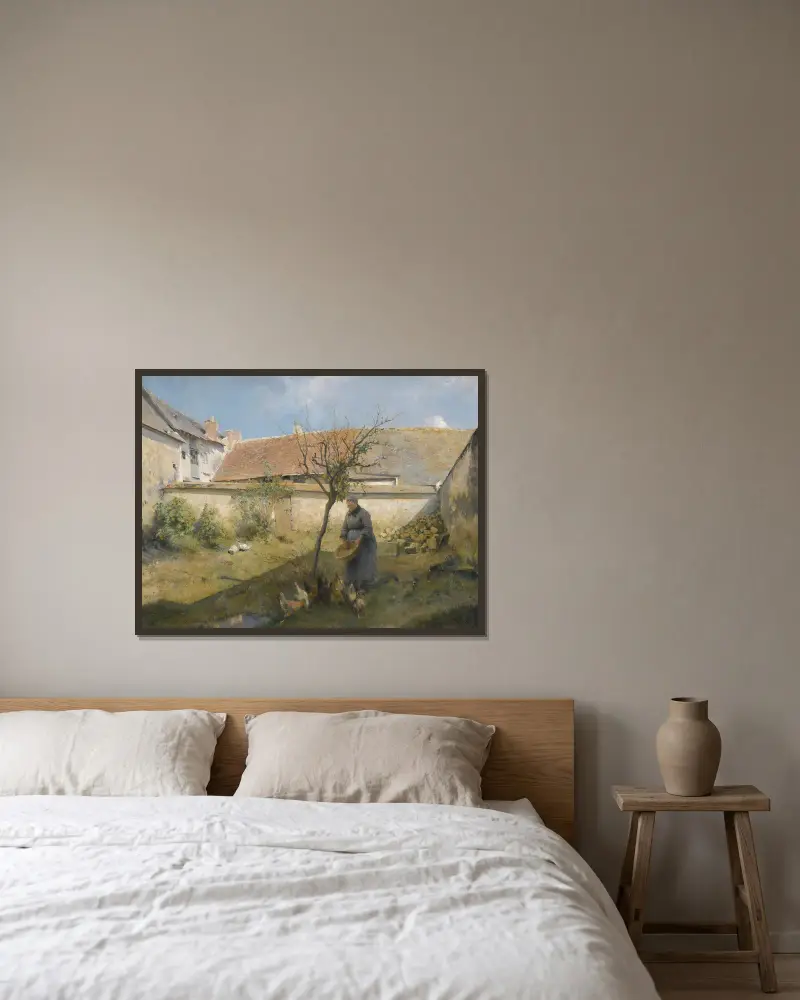 Na wsi, Carl Larsson w ramie na ścianie