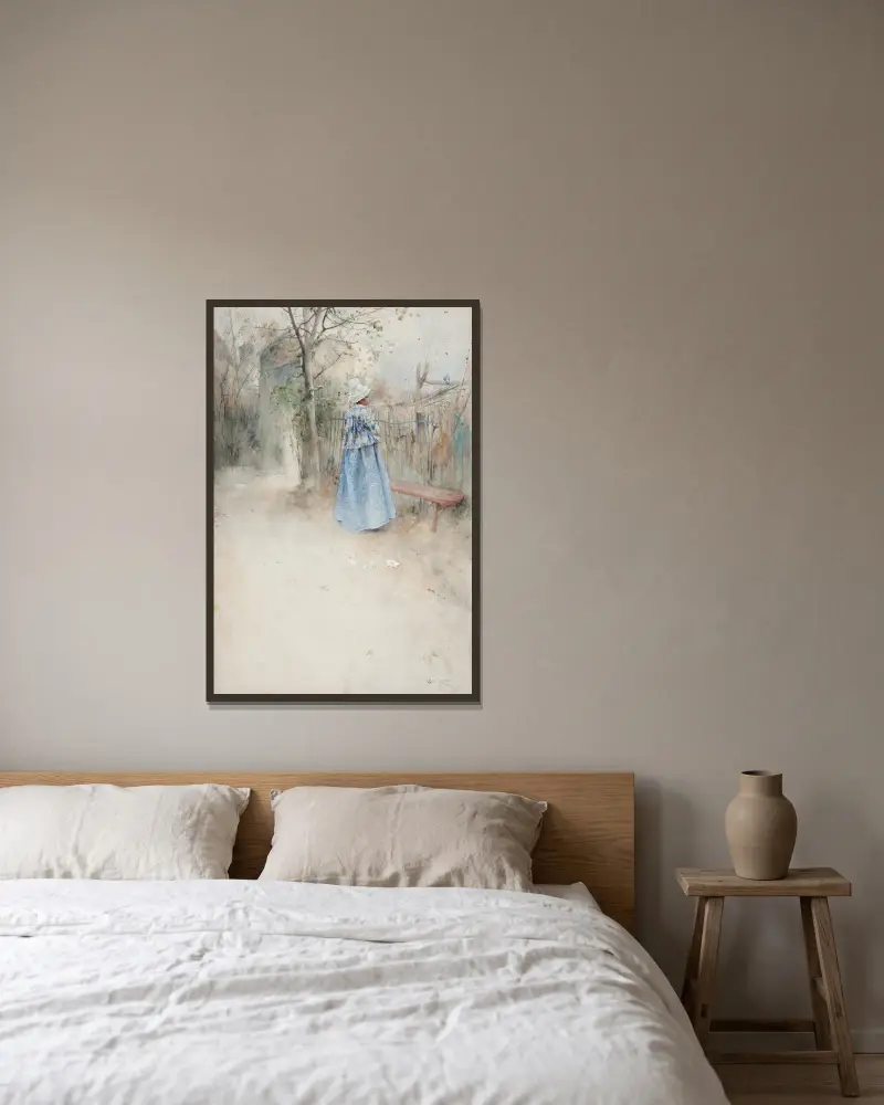 Podzim, Carl Larsson v rámu na stěně