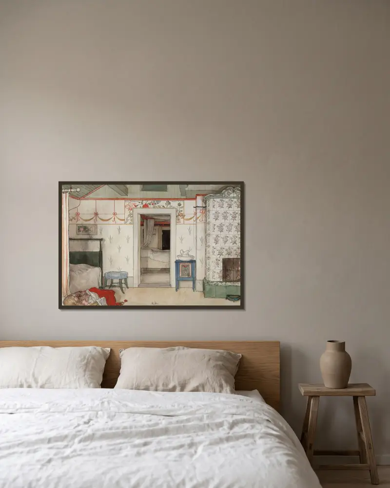 Britiny šlofíky, Carl Larsson v rámu na stěně