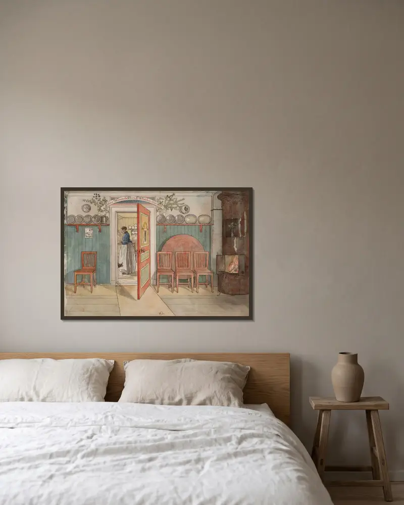 Stara Anna, Carl Larsson w ramie na ścianie