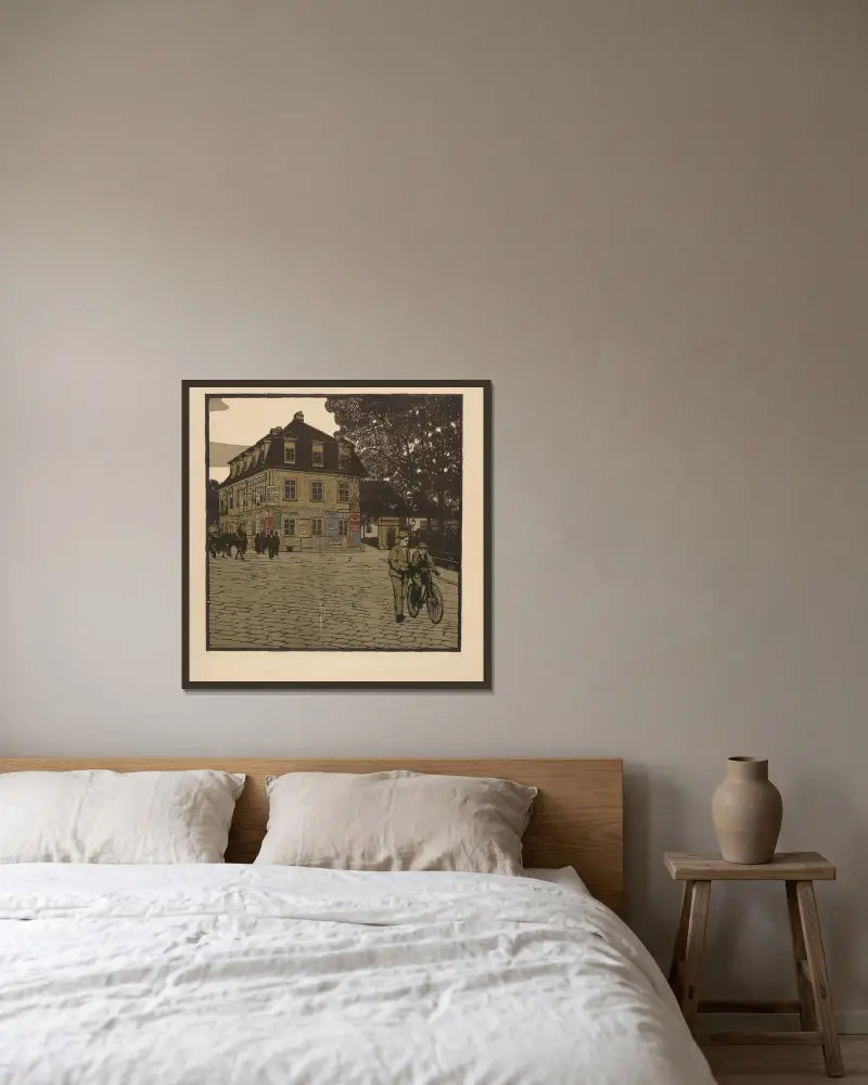 Bäckenhausl, Carl Moll w ramie na ścianie