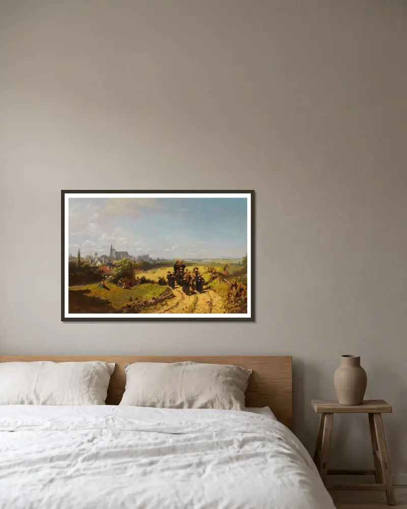Przechadzka po instytucie, Carl Spitzweg w ramie na ścianie