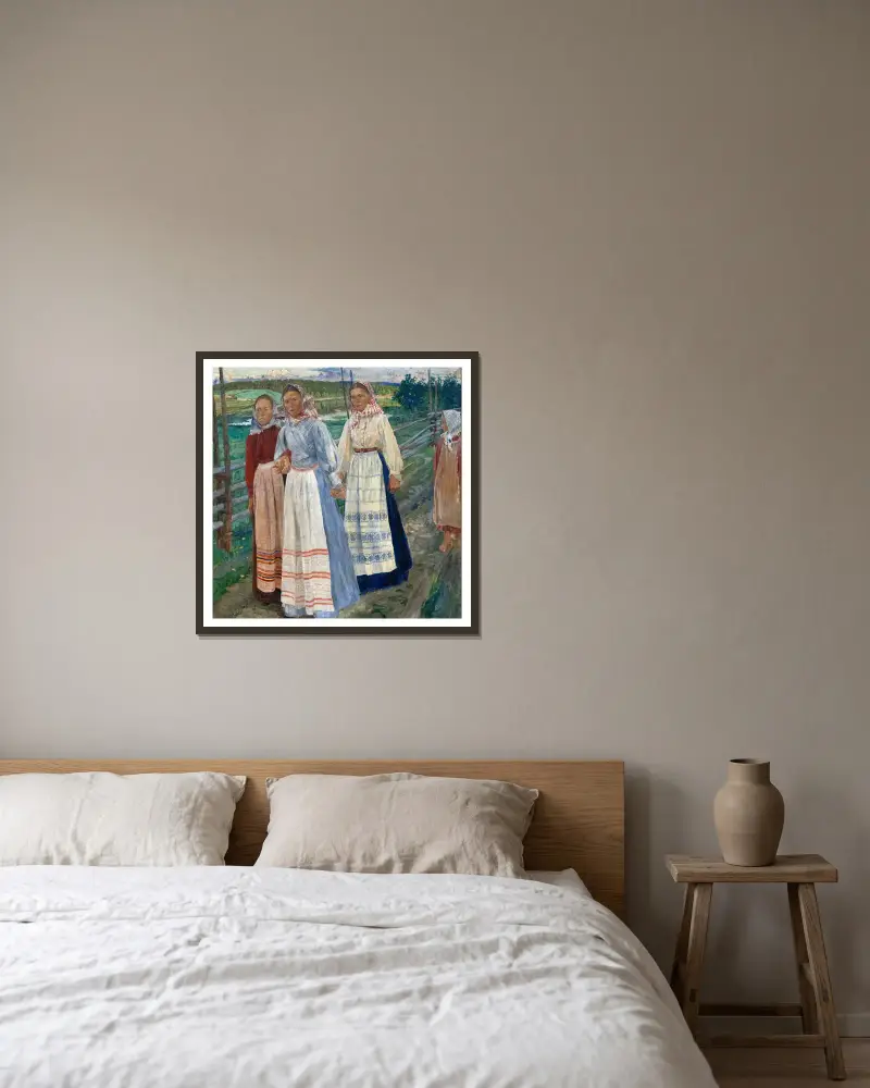 Sobotni wieczór, Carl Wilhelmson w ramie na ścianie