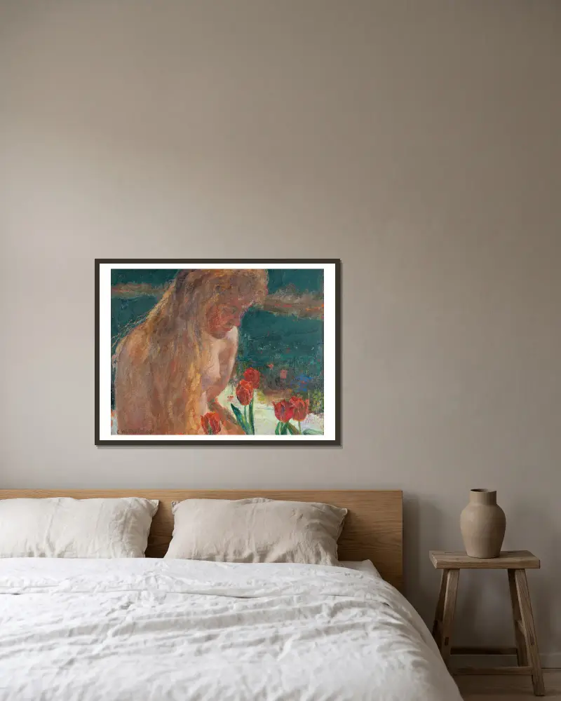 Undine, Carl Wilhelmson v rámu na stěně