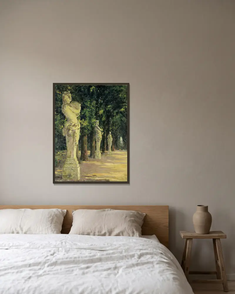 Allee de l’Ete, Versailles von James Carroll Beckwith gerahmt an einer Wand