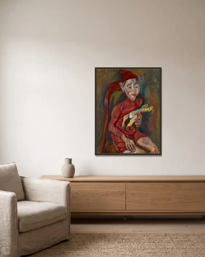 Dítě s hračkou, Chaïm Soutine v rámu na stěně