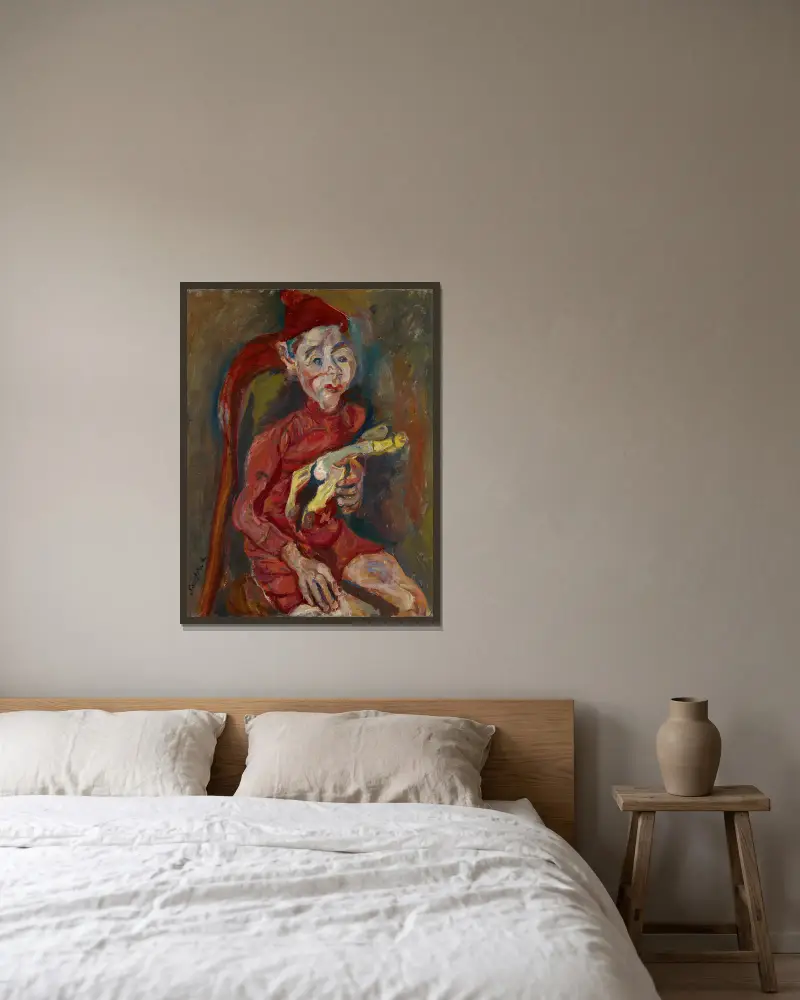 Dítě s hračkou, Chaïm Soutine v rámu na stěně