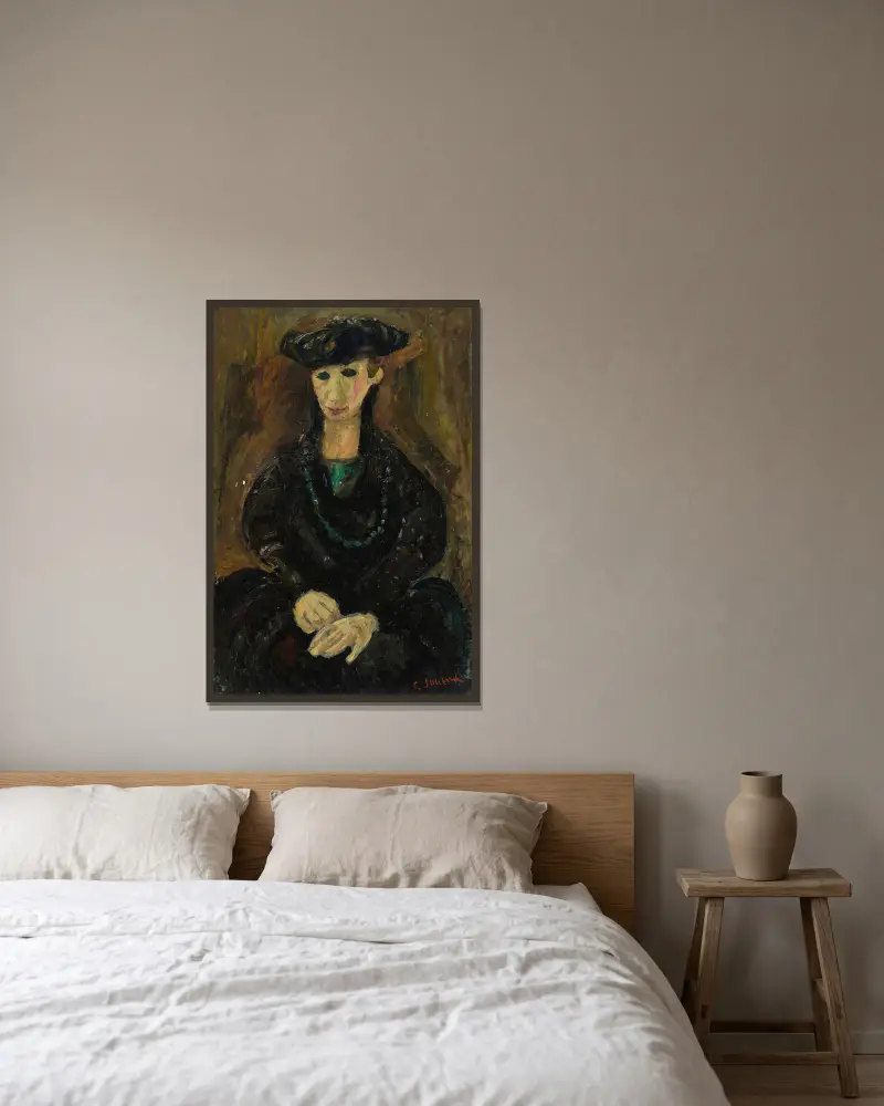 Wenecjanka, Chaïm Soutine w ramie na ścianie