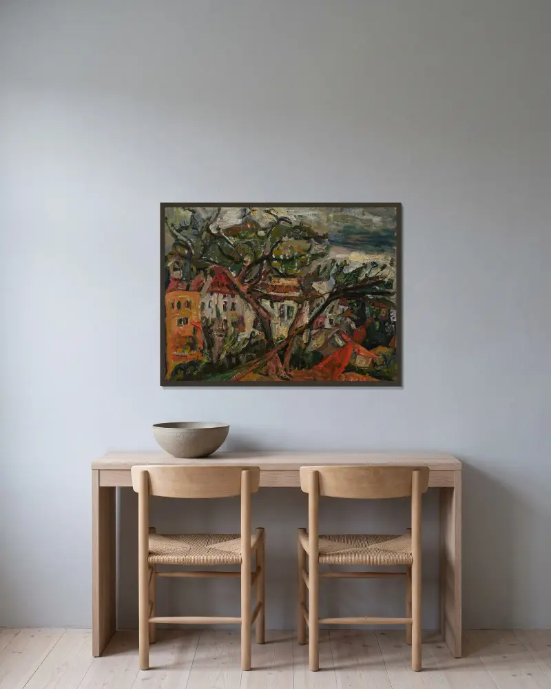 Paysage du Midi, Chaïm Soutine w ramie na ścianie