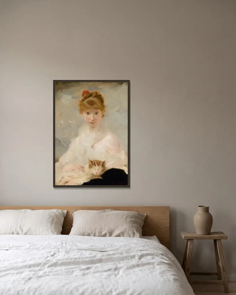 Der kleine Liebling av Charles Chaplin inramad på en vägg