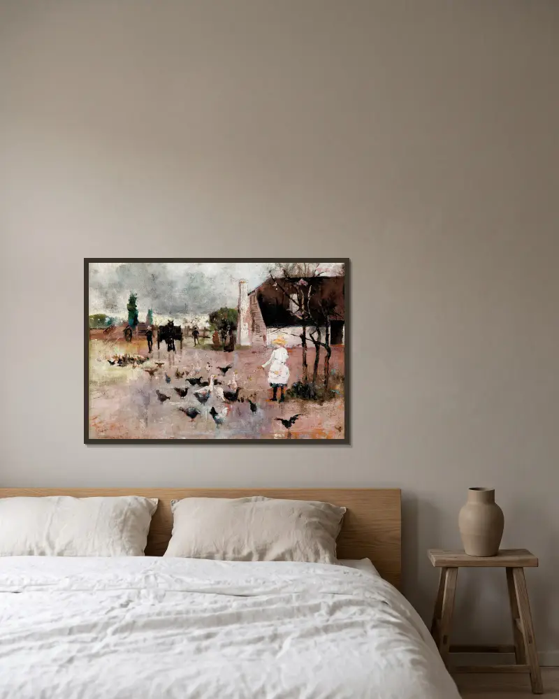 Herbata, Charles Conder w ramie na ścianie