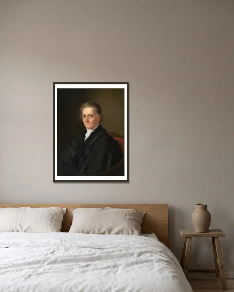 Bushrod Washington av Chester Harding inramad på en vägg