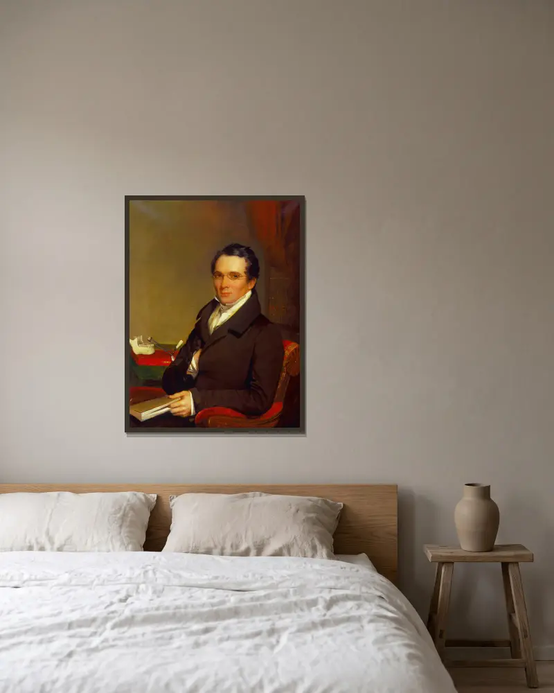 Dr. Samuel A. Bemis, Chester Harding v rámu na stěně