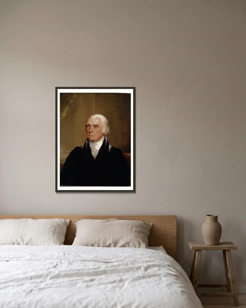 James Madison, Chester Harding w ramie na ścianie