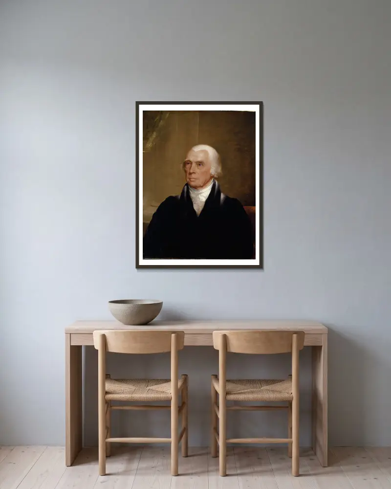 James Madison, Chester Harding w ramie na ścianie