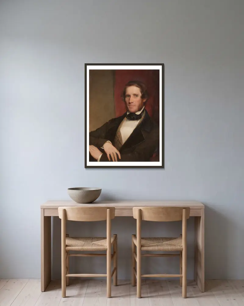 John Childe, Chester Harding w ramie na ścianie