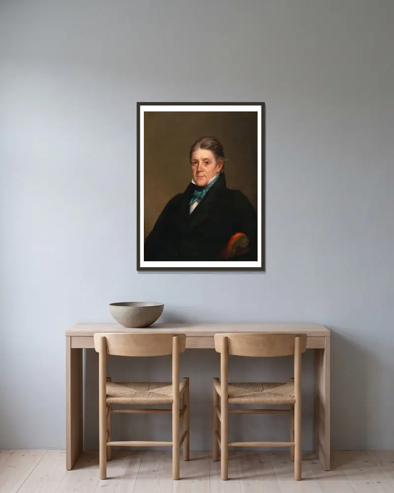 John Randolf av Roanoke av Chester Harding inramad på en vägg