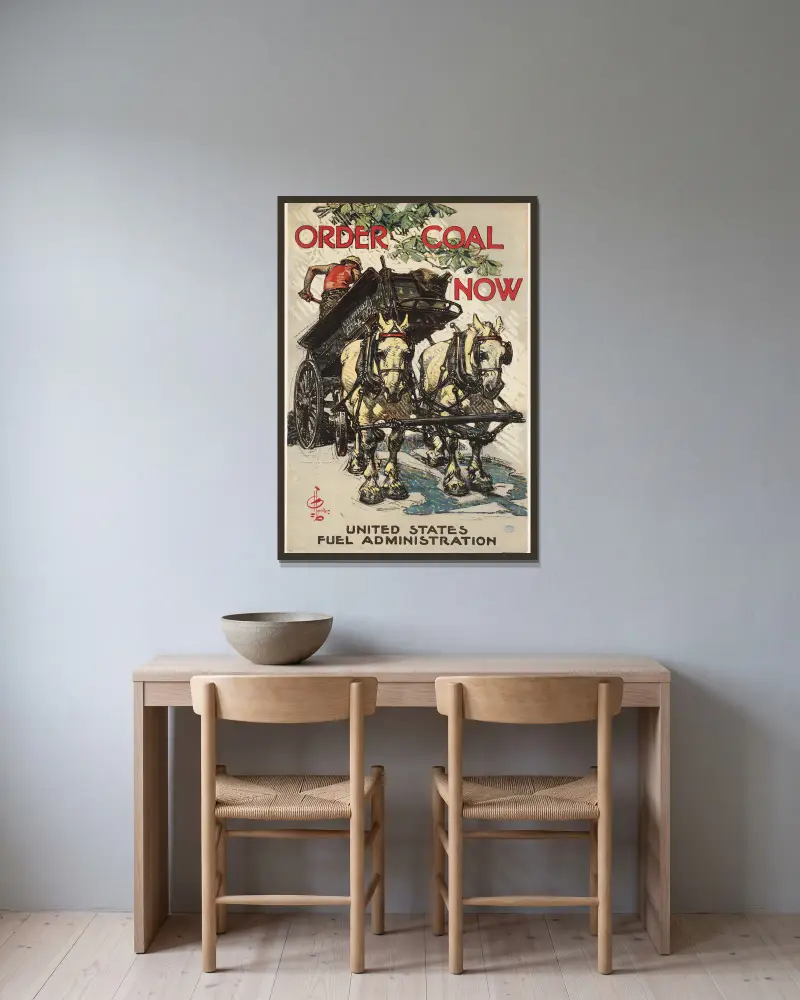 Bestellt Kohle jetzt von Joseph Christian Leyendecker gerahmt an einer Wand