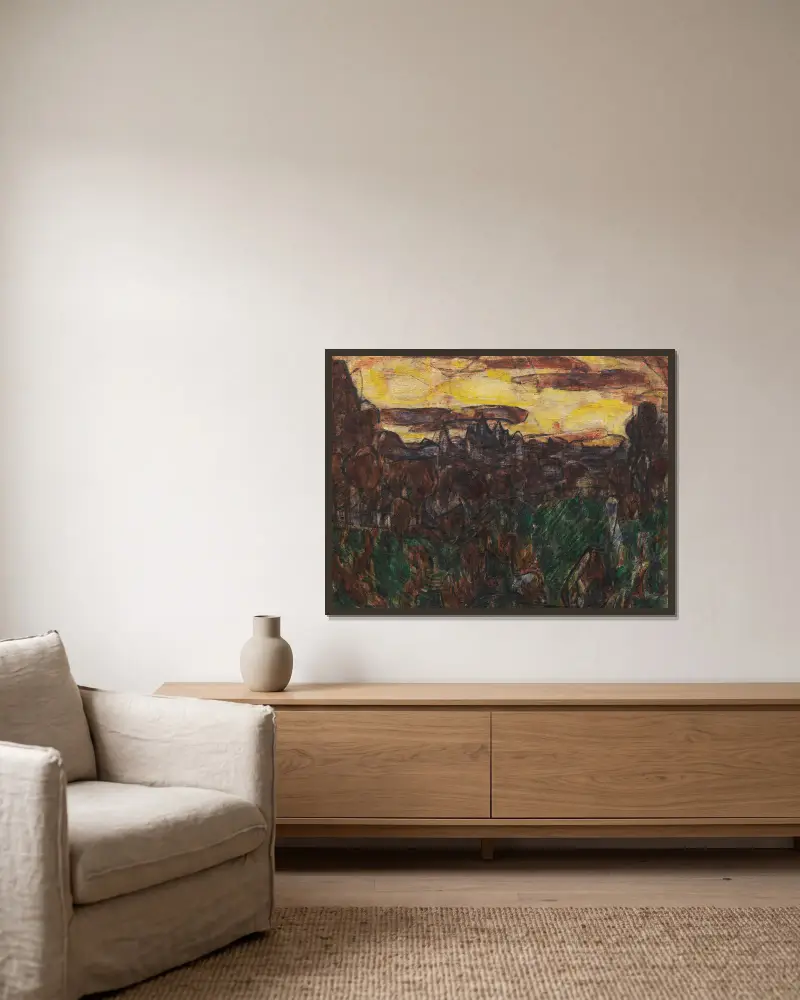 Soest von Christian Rohlfs gerahmt an einer Wand